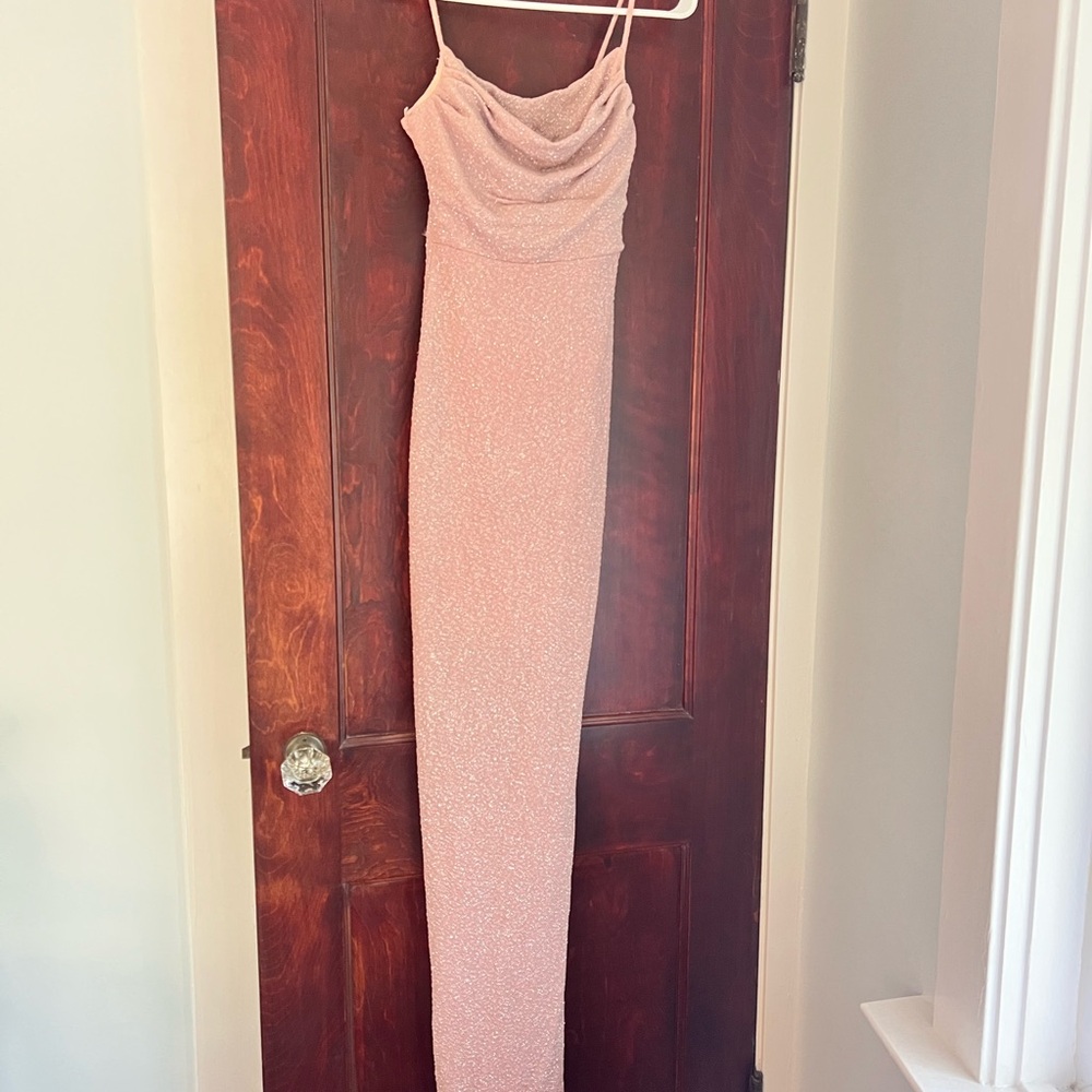 Windsor Pink Bodycon Prom Dress